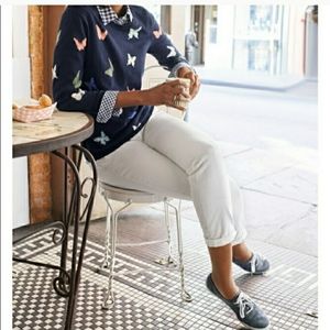 3 For $12! Talbots White Girlfriend Chinos